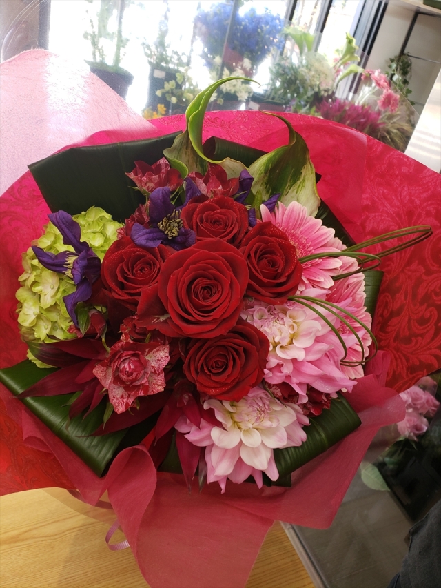 ブーケ　花束 おまかせ花束ブーケタイプ【さいたま市限定※一部地域除】