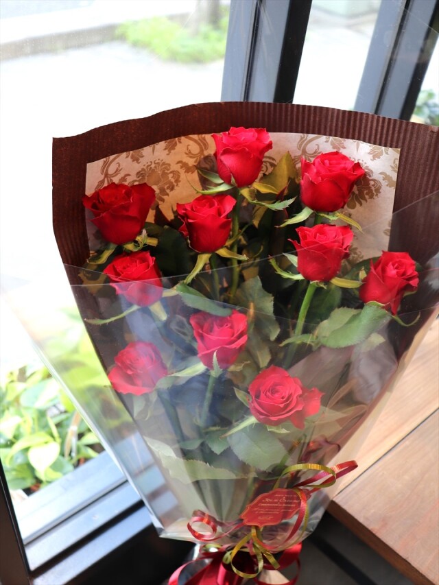 バラの花束　赤　スタンダード