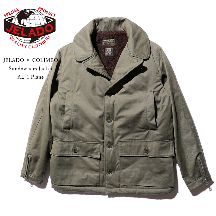 JELADO × COLIMBO Sundowners Jacket AL-1 Plane