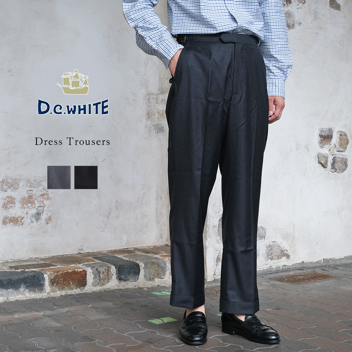 D.C.WHITE Dress Trousers