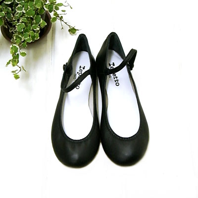 レペット フィエット レディース フラットシューズ カーフ 38H ブラック repetto FILLETTE V617VA