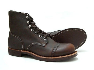 レッドウィング REDWING 8111/8081 アイアンレンジブーツ アンバーハーネスプルアップレザー〔FL〕