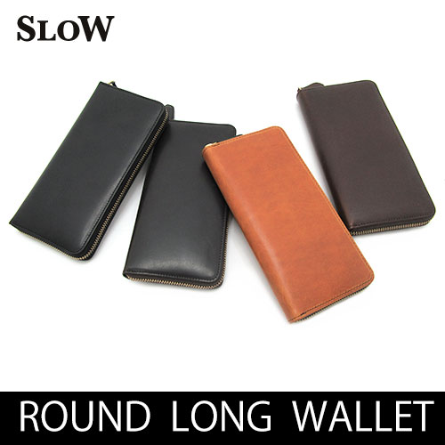 ＜クーポン対象外＞スロウ レザー ラウンド ロング ウォレット SLOW ROUND LONG WALLET 革財布 S0659G 長財布 スロー 〔FL〕