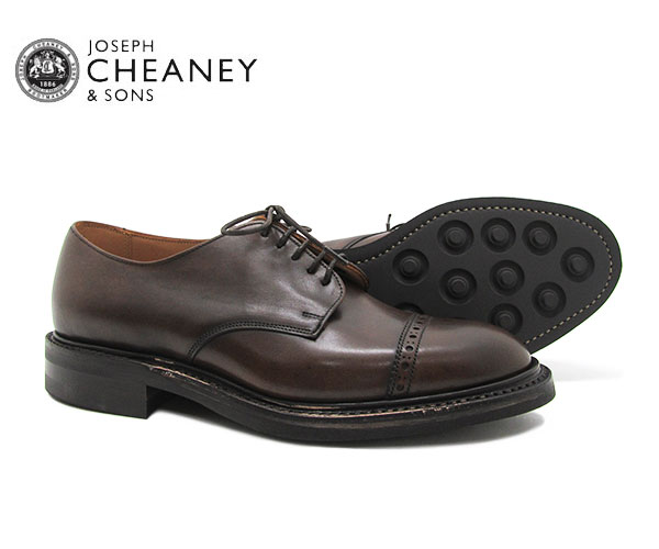 JOSEPH CHEANEY  ジョセフ チーニー アストウェル ASTWELL MOCHA ビジネス 5784/11 ブラウン *メンズ パンチドキャップトゥ シューズ モカ〔FL〕