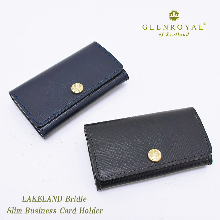 GLENROYAL グレンロイヤル Slim Business Card Holder スリムビジネスカードホルダー 03-6131 LAKELAND BRIDLE メンズ レディース