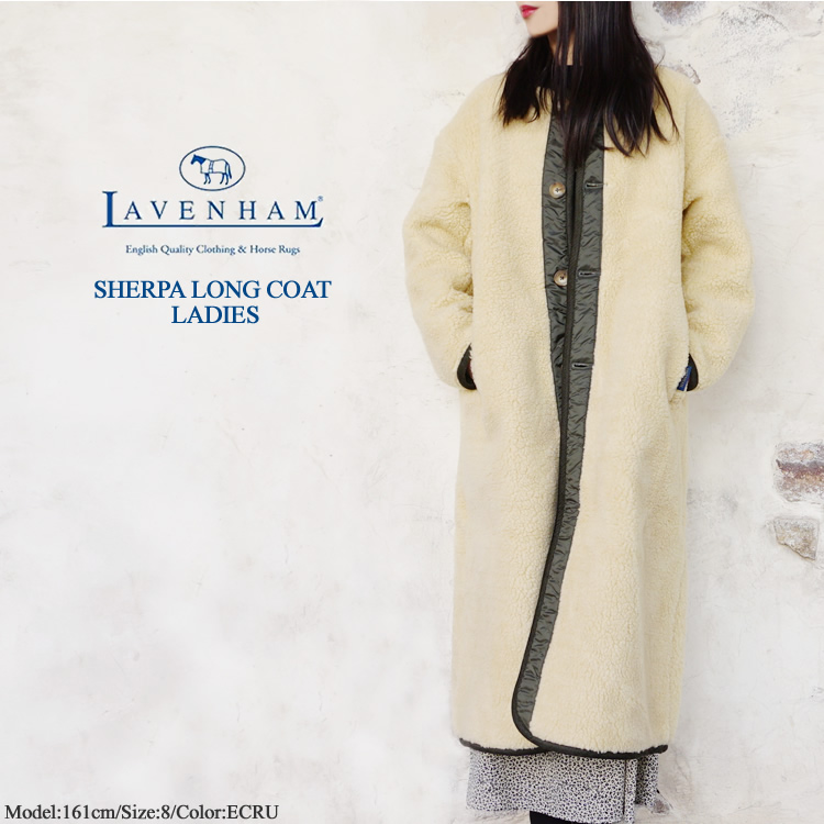 ラベンハム シェルパ ロングコート ボア ラブンスター レディース 20