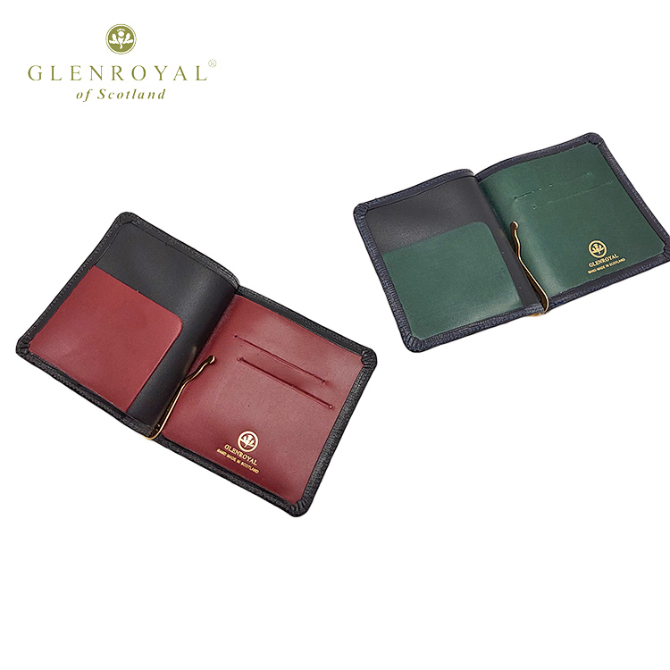 GLENROYAL グレンロイヤル Small Money Clip スモールマネークリップ FLISCO別注カラー 03-5930 UTILITY LINE ブライドルレザー スコットランド製