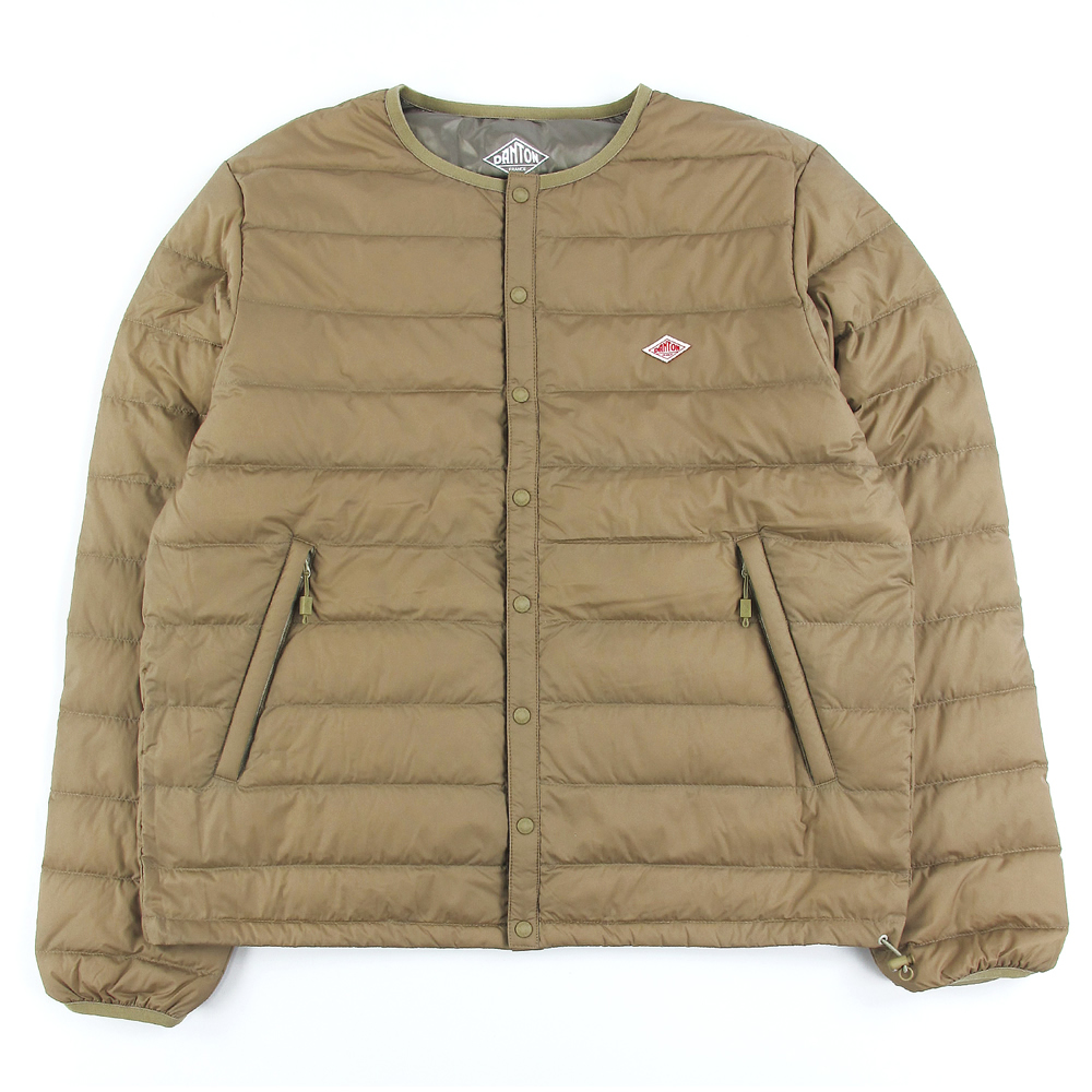 DANTON ベージュ ダウンジャケット M 収納袋付き DANTON ベージュ ダウンジャケット M 収納袋付き 楽天市場