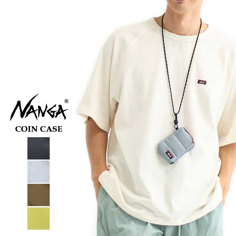 【メール便可】 ナンガ コインケース メンズ レディース COIN CASE 小銭入れ カードケース ブラック グレー ブラウン イエロー 8cm×11cm NANGA NA2353-1Z504