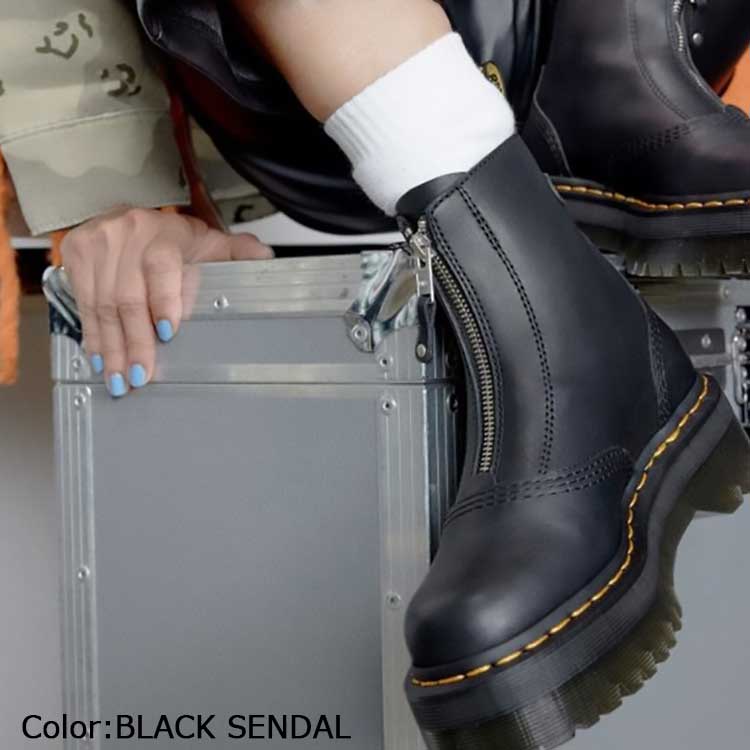 【Dr.Martens】美品✨Jetta 23cm ブーツ　フロントジップ Dr.Martens ドクターマーチン レディース ブーツ ジェッタ