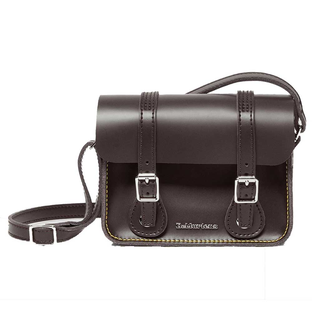 【ほぼ新品】Dr. Martens バーガンディ サッチェルバッグ 7インチ Dr.Martens（ドクターマーチン） ショルダーバッグ バッグ 7インチ