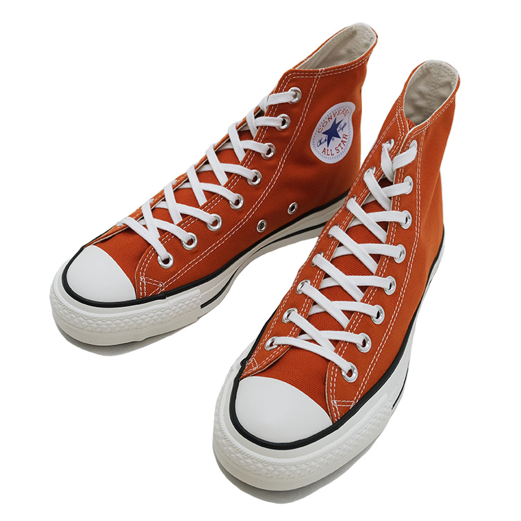 CONVERSE コンバース Canvas All Star J HI キャンバスオールスターJ ハイカット Deep Orange ディープオレンジ 日本製 〔FL〕