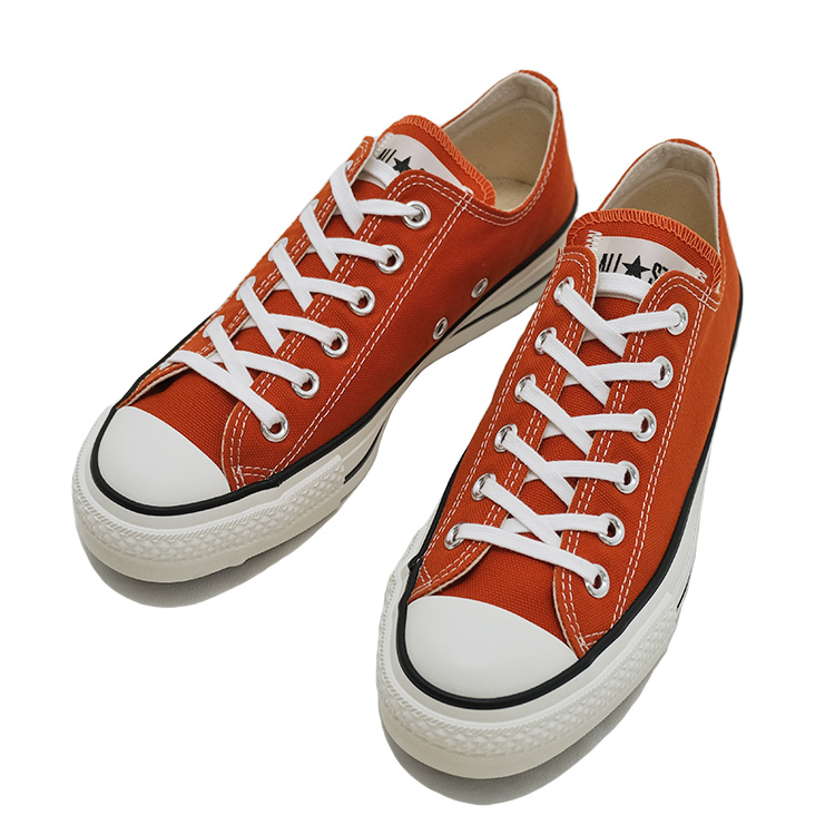 CONVERSE コンバース Canvas All Star J OX キャンバスオールスターJ ローカット Deep Orange ディープオレンジ 日本製 〔FL〕