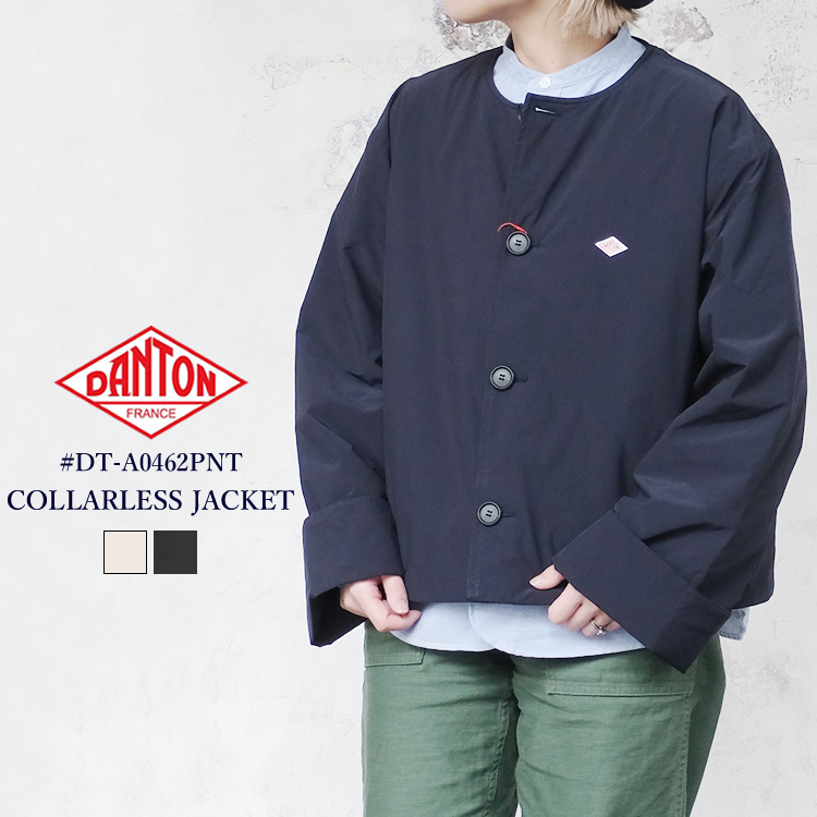 専用！Danton ダントン　アウター　ほぼ未使用 DANTON ダントン ウール ライトパイル カラーレス Vネック
