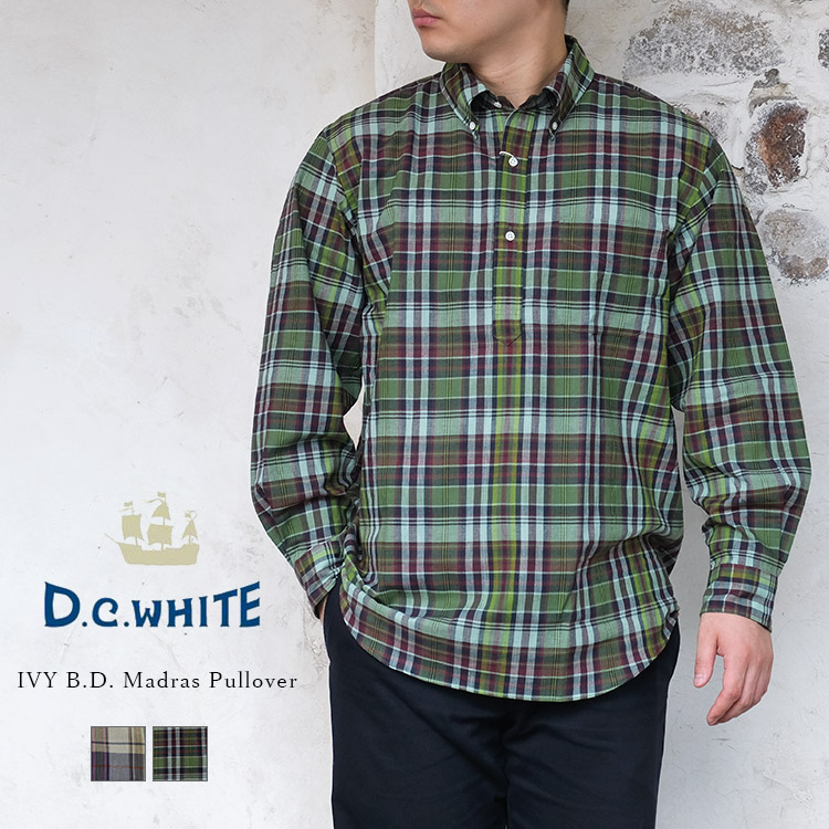 エヴィス　ジーンズ　ボタンダウン　プルーオーバーシャツ　アイビー D.C.WHITE ディーシーホワイト IVY B.D. Denim アイビー ボタン
