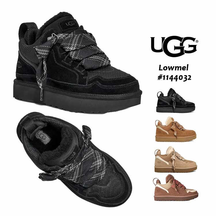 アグ UGG スニーカー ローメル レディース 1144032 スエード ブラック チェスナット(ブラウン系) サンド(ベージュ系) ロッキーオーケ(ブラン系) 23cm 23.5cm 24cm 24.5cm 25cm ベトナム製