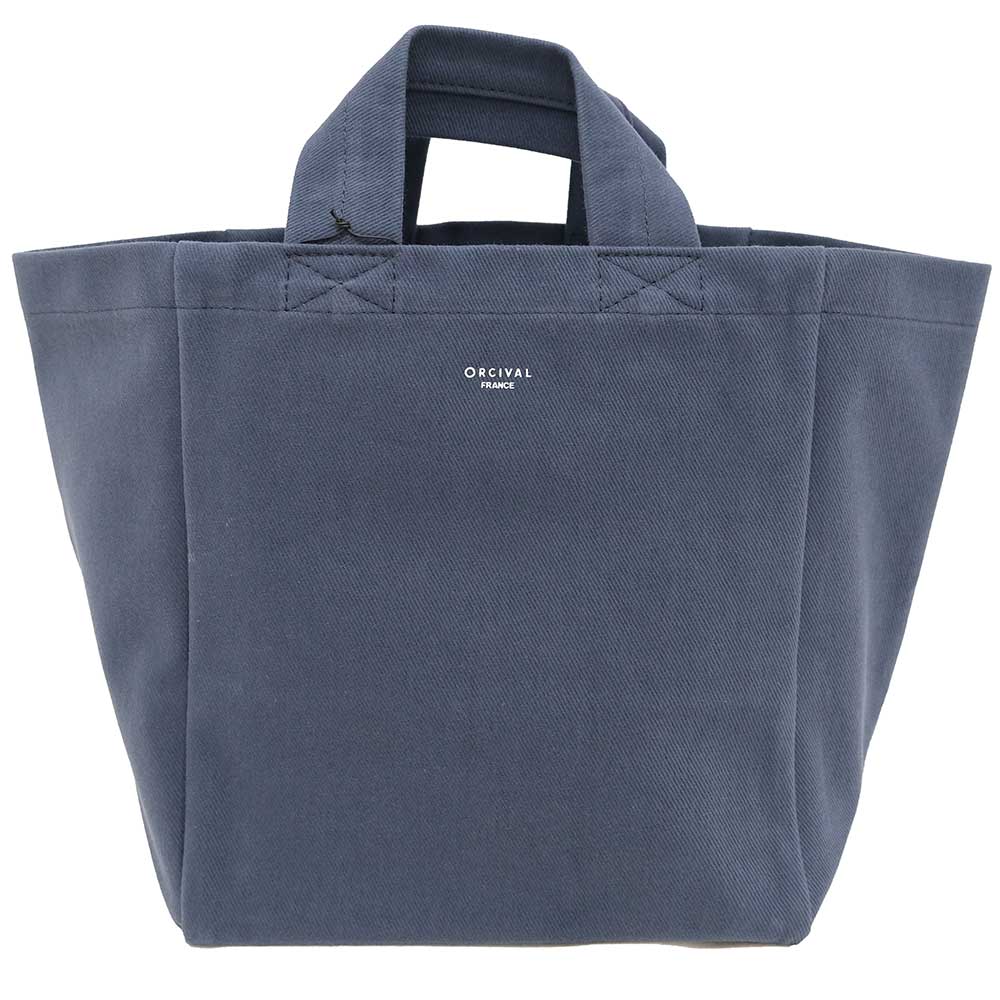 新品 ORCIVAL トートバッグ ネイビー×ナチュラル ORCIVAL 2025春夏新作 オーシバル オーチバル キャンバス トート
