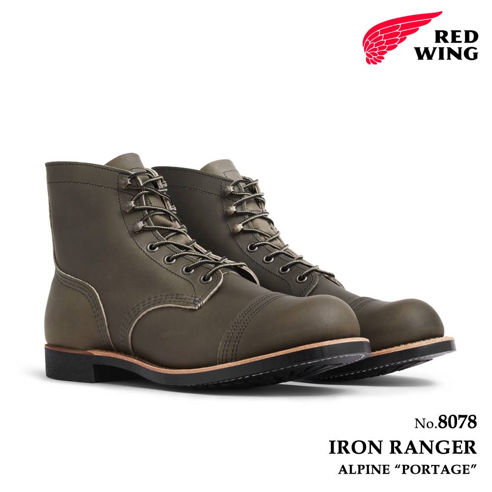 REDWING アイアンレンジャー　アルパインポーテージ　8078 レッドウィング REDWING 8078 アイアンレンジャー ＜アルパイン