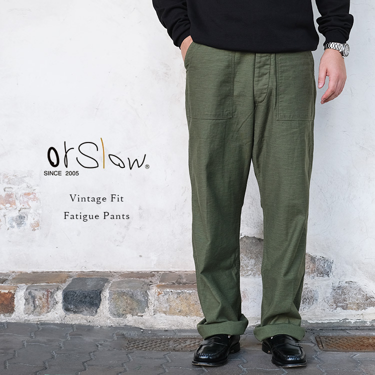 orSlow オアスロウ 03-v5002-77 Vintage Fit Fatigue Pants