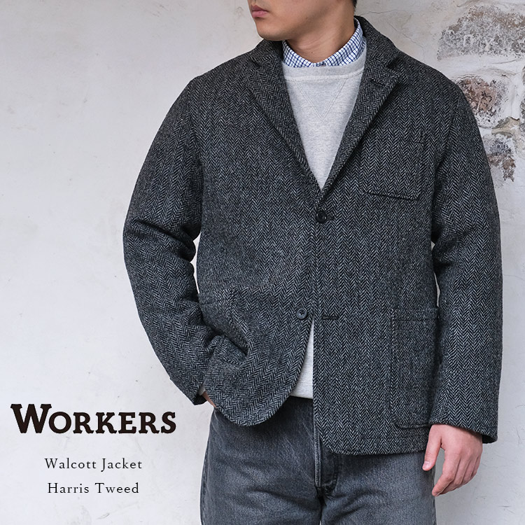 workers ハリスツイードコートHarris Tweed workers ハリスツイードコートHarris Tweed