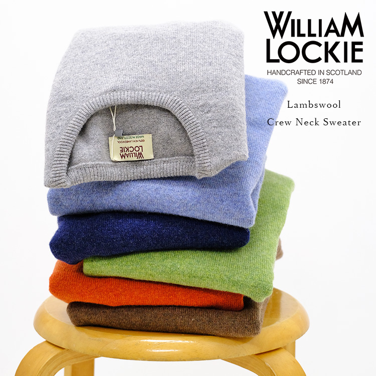 William Lockie ウィリアムロッキー Crew Neck Sweater クルー