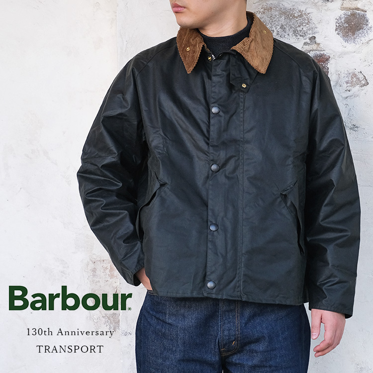 【プロホースブラシプレゼント♪】 Barbour バブアー 130th Anniversary TRANSPORT 130周年記念 トランスポート 242MWX2364 ワックスジャケット グリーン メンズ 〔FL〕