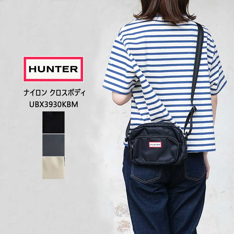 ショルダーバッグ・ポシェット HUNTER UNISEX Nylon Crossbody Black UBX3930KBMBLK ハンター ナイロン クロスボディ レディース メンズ ショルダー