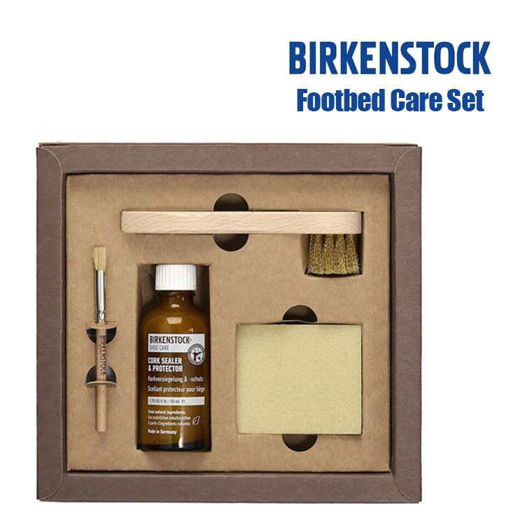ビルケンシュトック BIRKENSTOCK 1027810 Footbed Care Set フットベッド ケアセット お手入れセット コルクシーラー プロテクター スエードブラシ フットベッド シュードライクリーナー