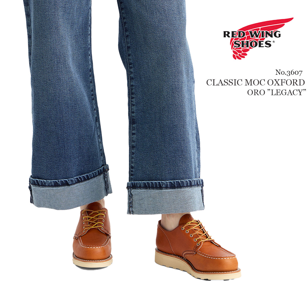 レッドウィング REDWING 3607 レディース シューズ クラシック モック オックスフォード オロ レガシー 