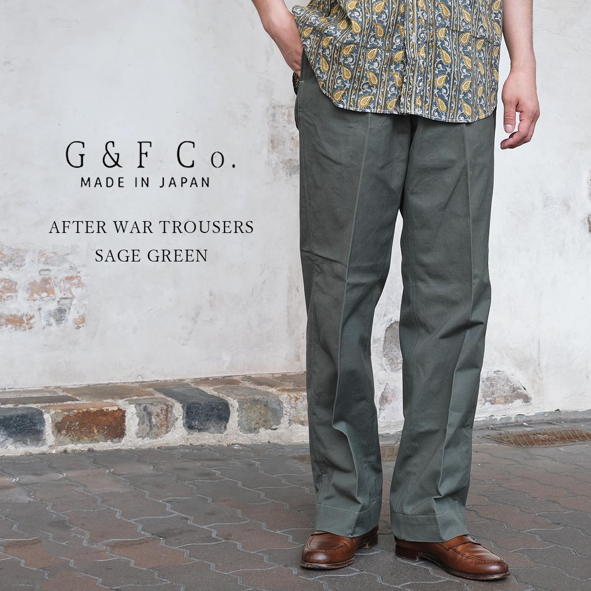 パンツ G&F Co. AFTER-WAR TROUSERS G&F Co. ジーアンドエフ AFTER WAR TROUSERS アフターウォートラウザー