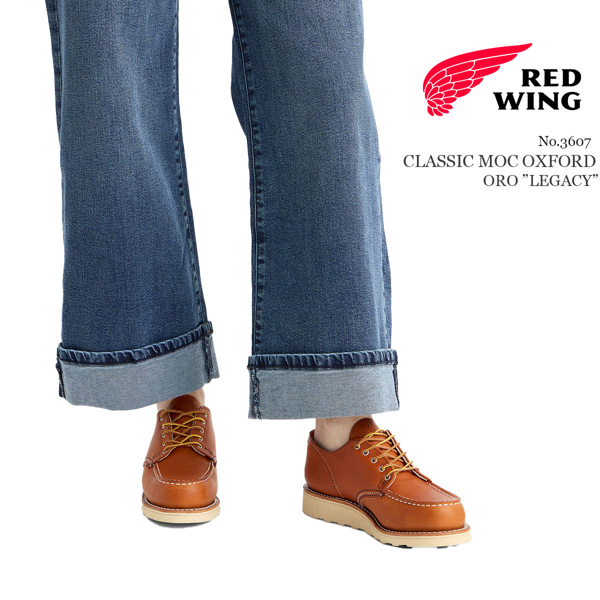 レッドウィング REDWING 3607 レディース シューズ クラシック モック オックスフォード オロ レガシー