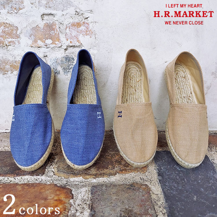 H.R.MARKET ハリウッドランチマーケット LA MAISON DE L ESPADRILLE / HRM H EMB エスパドリーユ