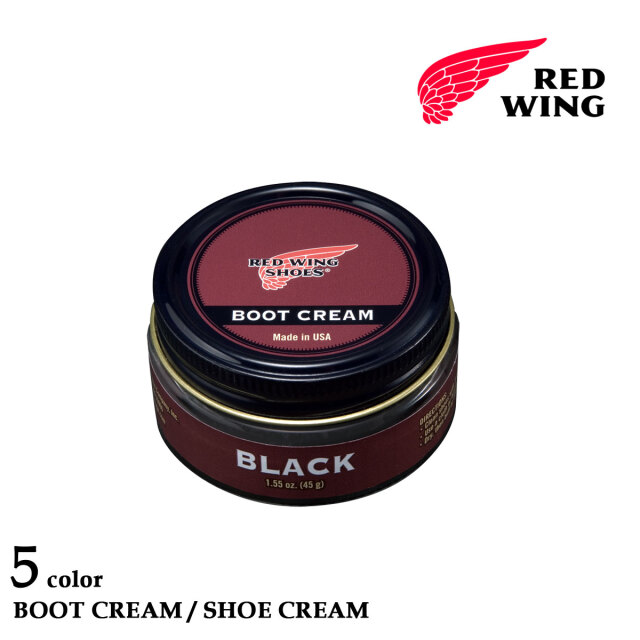 レッドウィング メンテナンス ブーツクリーム　シュークリーム REDWING BOOT CREAM SHOE CREAM レッドウイング 純正ケア用品 無色 ニュートラル 黒 茶 ブラック ブラウン バーガンディー オロラセット