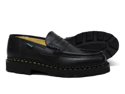 Paraboot パラブーツ メンズ ローファー REIMS ランス NOIR　ブラック 099412 〔FL〕