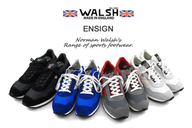 未使用　新品　walsh 英国製 ENSIGN BLUE スニーカー　UK8 楽天市場】【S】ウォルッシュ スニーカー 靴 メンズ WALSH