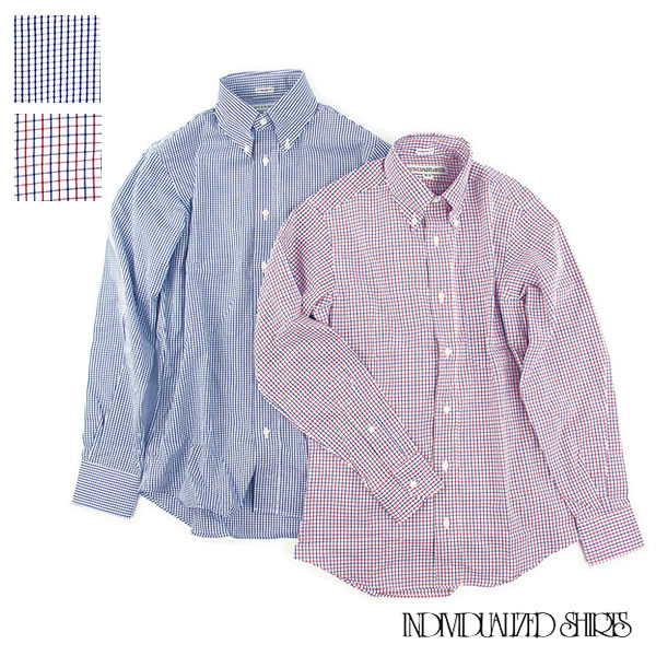 Individualized Shirts　GRAPH CHECK　STANDARD FIT　インディビジュアライズドシャツ　スタンダードフィット　チェック　ブロード　ボタンダウン　メンズ