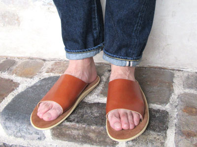 アイランドスリッパ ISLAND SLIPPER メンズ シャワーサンダル レザー