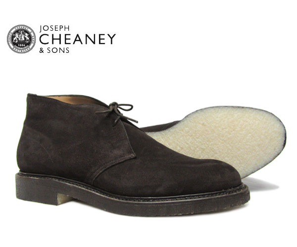 JOSEPH CHEANEY  ジョセフ チーニー  CROWFIELD クロウフィールド 5788/64 ブラウンスエード クレープソール *メンズ チャッカブーツ シューズ〔FL〕