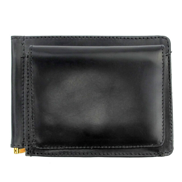 【Smile☺︎！】グレンロイヤル マネークリップ ブラウン コインケース付 GLENROYAL｜MONEY CLIP WITH POCKET マネークリップ 小銭入れ
