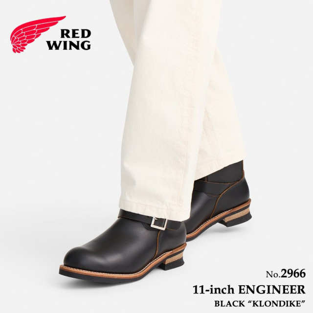 正規取扱店】レッドウィング RED WING 2966 エンジニアブーツ ブラック