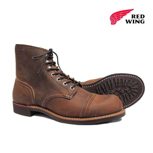 レッドウィング  REDWING 8085  アイアンレンジ ミニラグ・ソール ラフ＆タフ レッドウイング〔FL〕