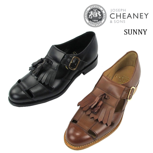 ジョセフ チーニー サニー サンダル シューズ レザー レディース JOSEPH CHEANEY SUNNY LADIES ブラック／ブラウン／ホワイト 3／3H／4／4H／5／23cm／23.5cm／24cm／24.5cm／25cm