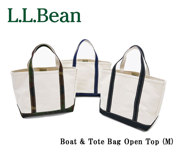 エルエルビーン L.L.Bean ビーントート トートバッグ オリジナル・ボート・アンド・トート・バッグ Boat&Tote Bag Open Top M ボートアンドトートバッグ オープン・トップ ミディアム M ポケットなし ジップなし キャンバス レディース メンズ 112636