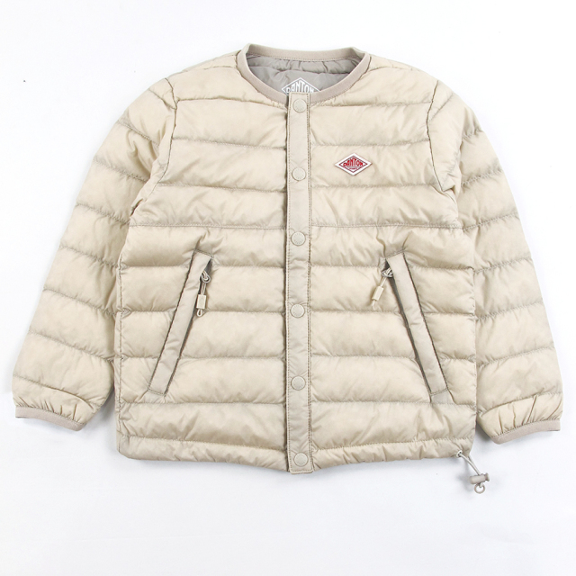 DANTON インナーダウン ジャケットS 95 ベージュ キッズ ベビー KIDS インナーダウンジャケット【DANTON】