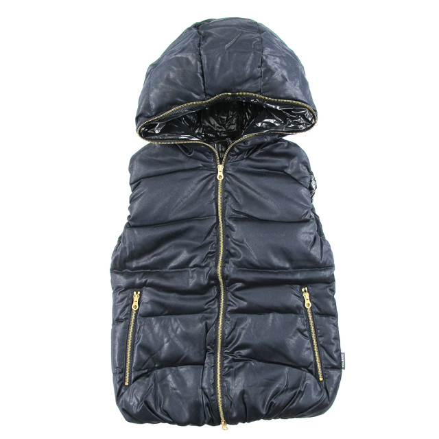 DUVETICA ダウンベスト　Febe-due Wool ブラック　Lサイズ フリスコスペシャルセール30%OFF＊＊