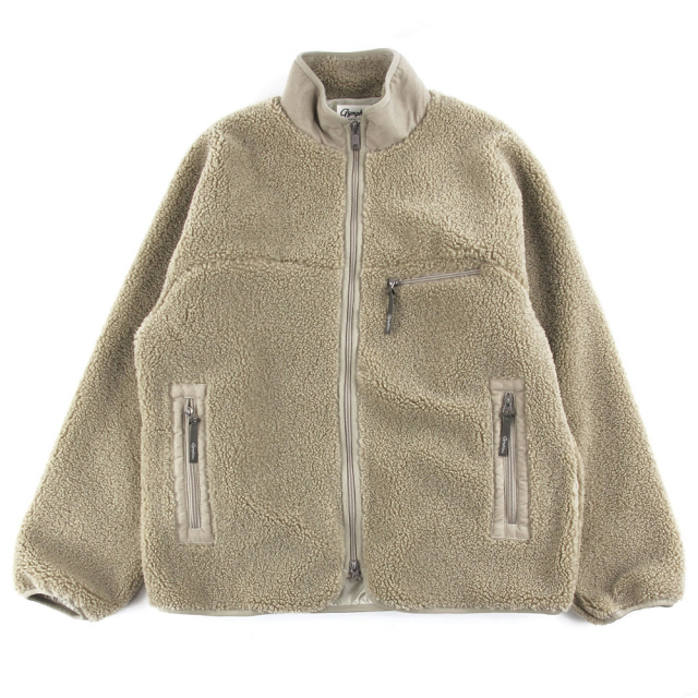 ジムフレックス コージーライトボア ジップアップ ブルゾン レディース