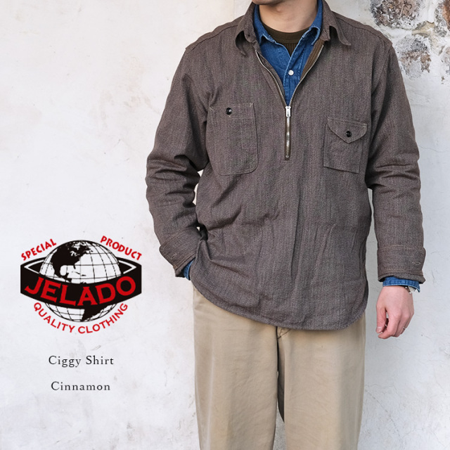 JELADO ジェラード Ciggy Shirt シギーシャツ Cinnamon シナモン