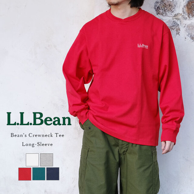 L.L.Bean エルエルビーン Bean's Crewneck Tee Long-Sleeve ビーンズクルーネックティ ロングスリーブ JAPAN EDITION 日本企画 復刻 メンズ