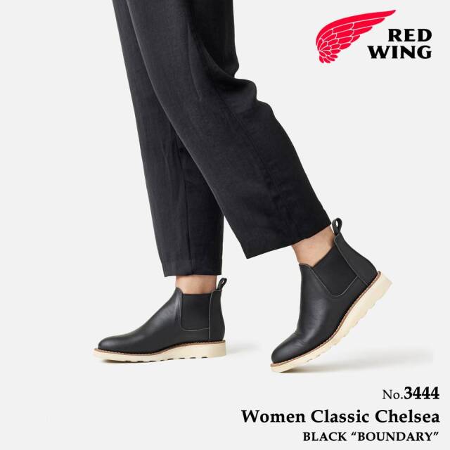 レッドウィング REDWING 3444 レディース CLASSIC CHELSEA ブラック サイドゴア クラシック チェルシー ブーツ レッドウイング