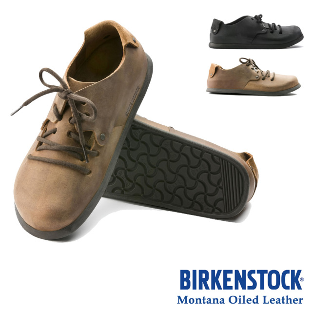 ビルケンシュトック BIRKENSTOCK コンフォートシューズ モンタナ MONTANA レディース メンズ199263 1004851 199261 1004850 ナロー幅 幅狭 レギュラー幅 幅広 オイルドレザー ブラック クオイオ 35 36 37 38 39 40 41 42 43